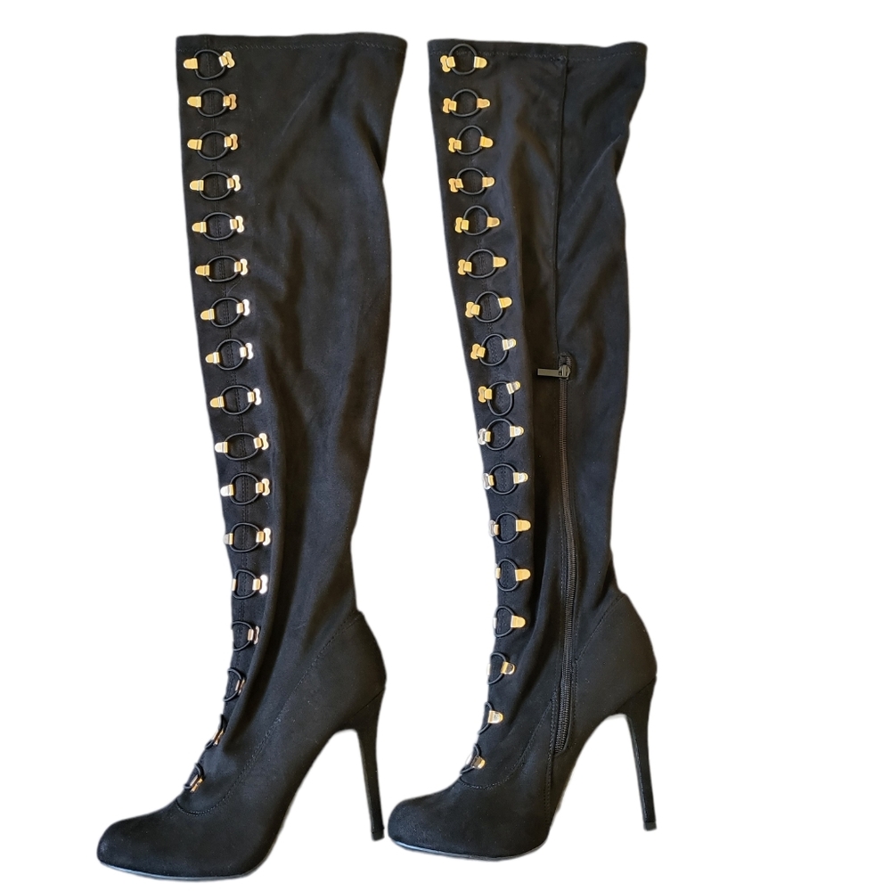 Anne Michelle Dominant thigh high boots size 9